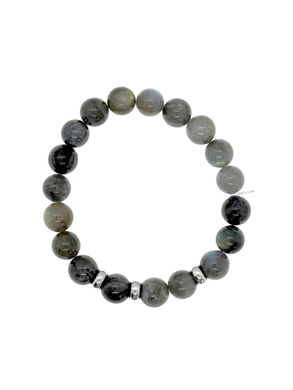 Labradorit und Silberelemente