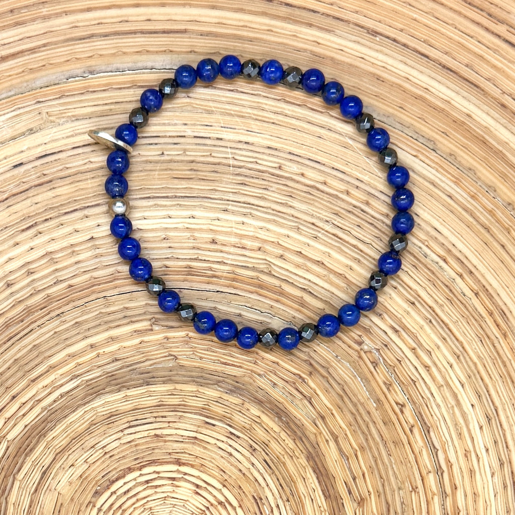 Lapislazuli mit Hämatit